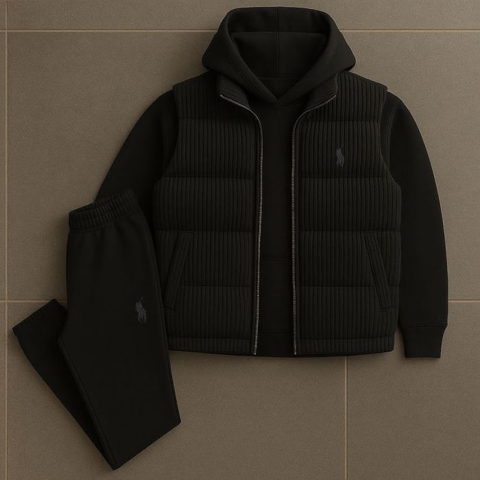 PRL™ Set – Hoodie, Quilted Vest &amp; Pants